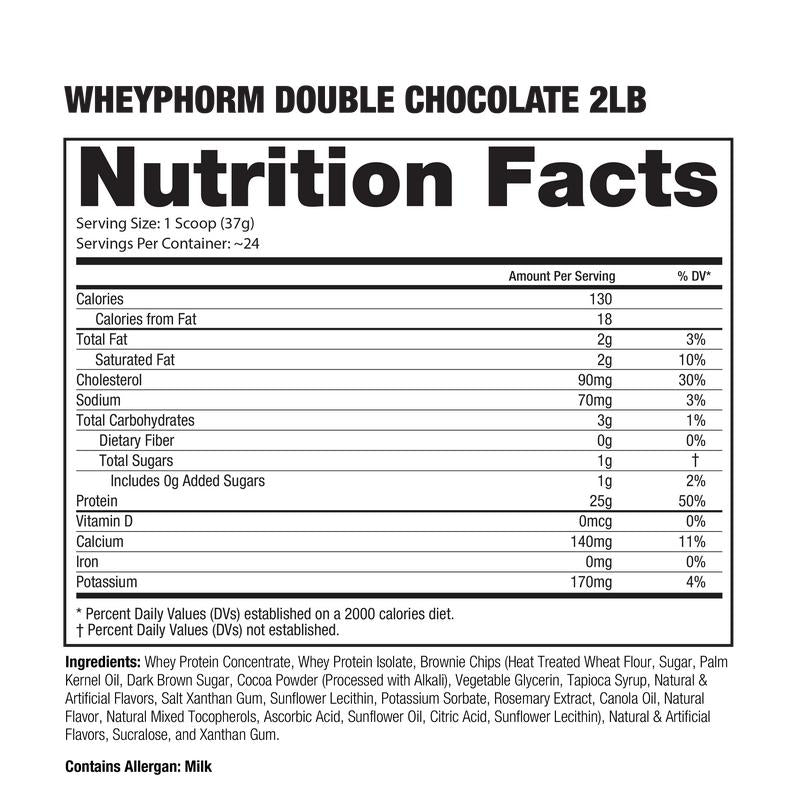 Dragon Pharma WHEYPHORM Whey Protein Blend (2lbs) Supplement Powder