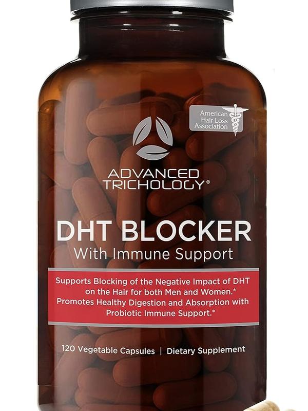 DHT Blocker - Hair Growth Supplement for Genetic Thinning for Men and Women | Approved by American Hair Loss Association | Guaranteed, Backed by 20 Years of Experience in Hair Loss Treatment Clinics
