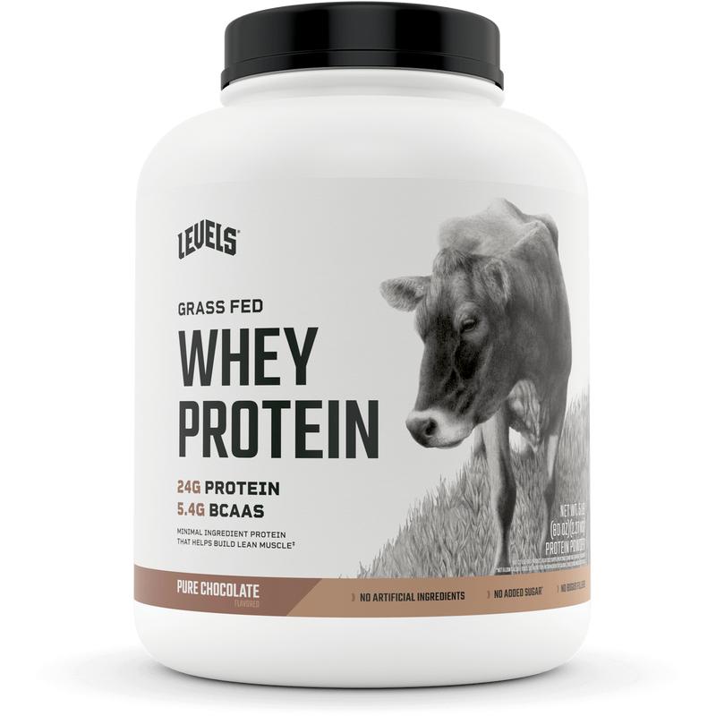 Levels Whey Protein, Grass Fed, No Artificial Ingredients, 24G of Protein