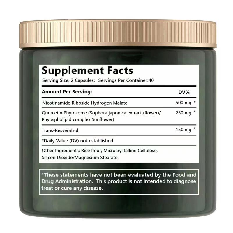 [70%off Hot sale]Reus Research NR900-NAD+Supplement for Skin AgingSupport,Energy,and Focus-80 Count -Vitamin& Weliness SupplementsDietary Healthcare Edible nads supplement