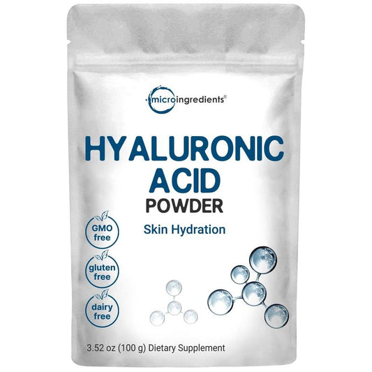 Micro Ingredients Hyaluronic Acid Powder, DIY Facial Serum, Skin Hydration Care Formula