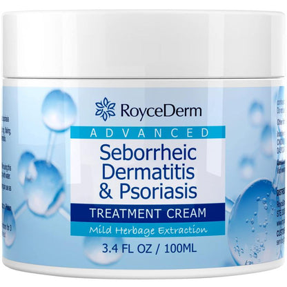 [70%off Hot sale]Roycederm Seborrheic Dermatitis Cream Scalp Treatment for Psoriasis, Folliculitis, Dry Scalp, Dandruff, Anti-Itch Conditioner Haircare Herbal