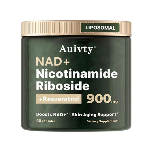 [90% People Choose]  NR900 - NAD+ Supplement for Skin Aging Support, Energy, and Focus - 80 Count - Vitamin & Wellness Supplements Dietary