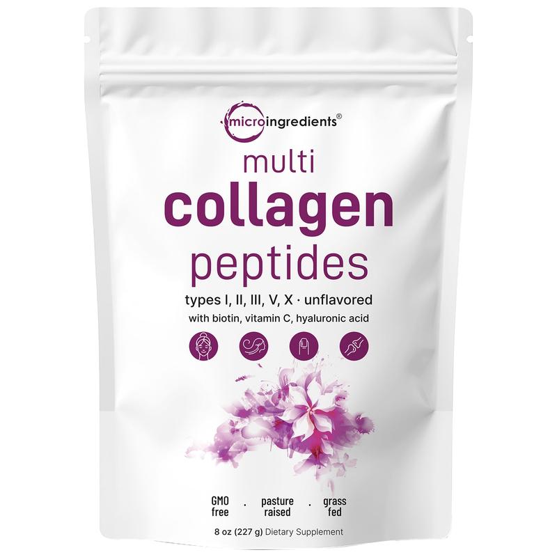 [70%off Hot sale]Micro Ingredients Multi Collagen Peptides Powder, 8oz